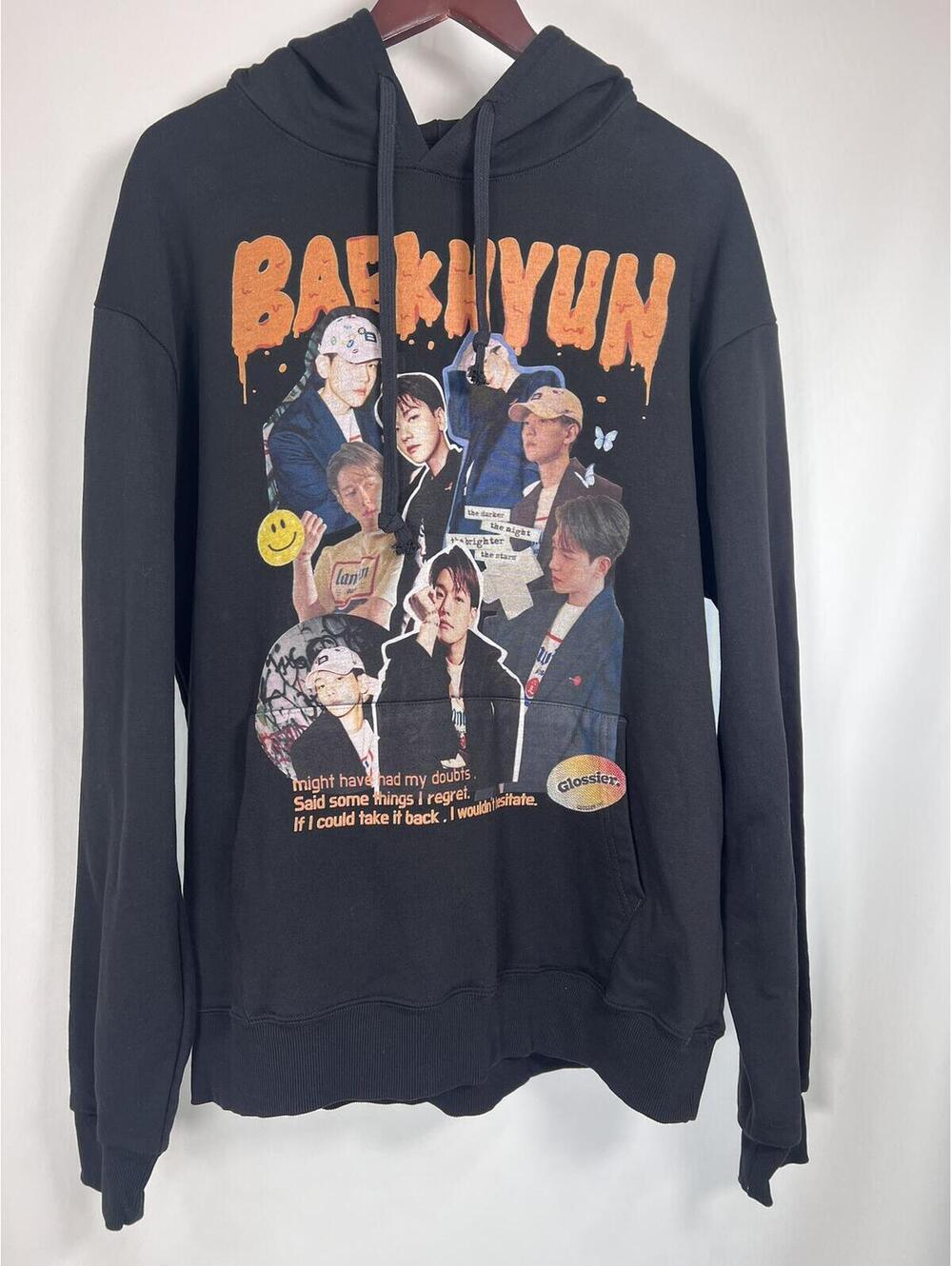 Baekhyun EXO K-Pop Graphic Hoodie Men's XL